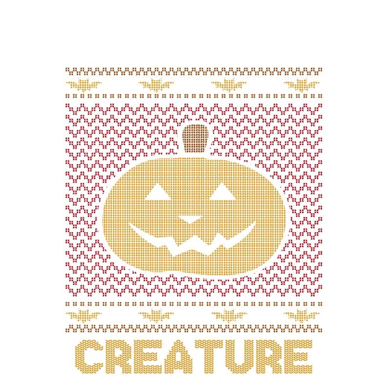 Stitch Pattern Citrouille Nuit Créature Halloween
