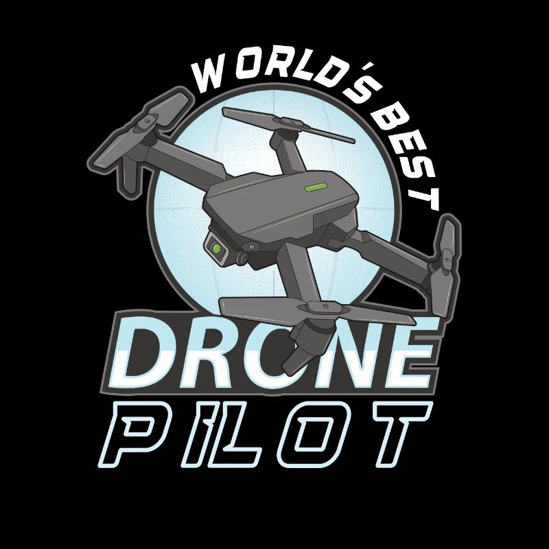 Drone Pilot Grandpa Gift Idea Old Man With