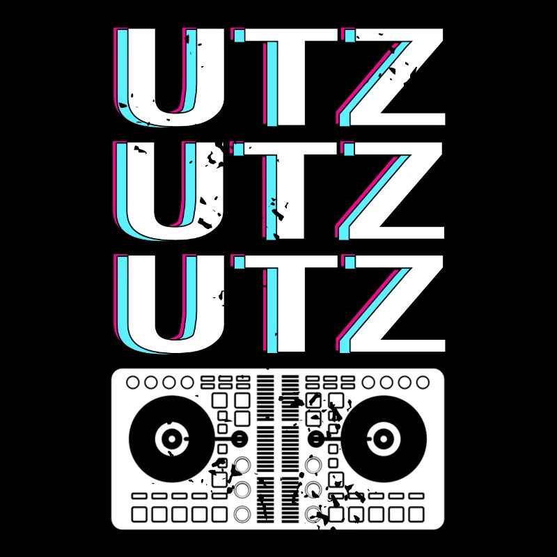 UTZ UTZ UTZ Cool Retro Techno Lover Designs
