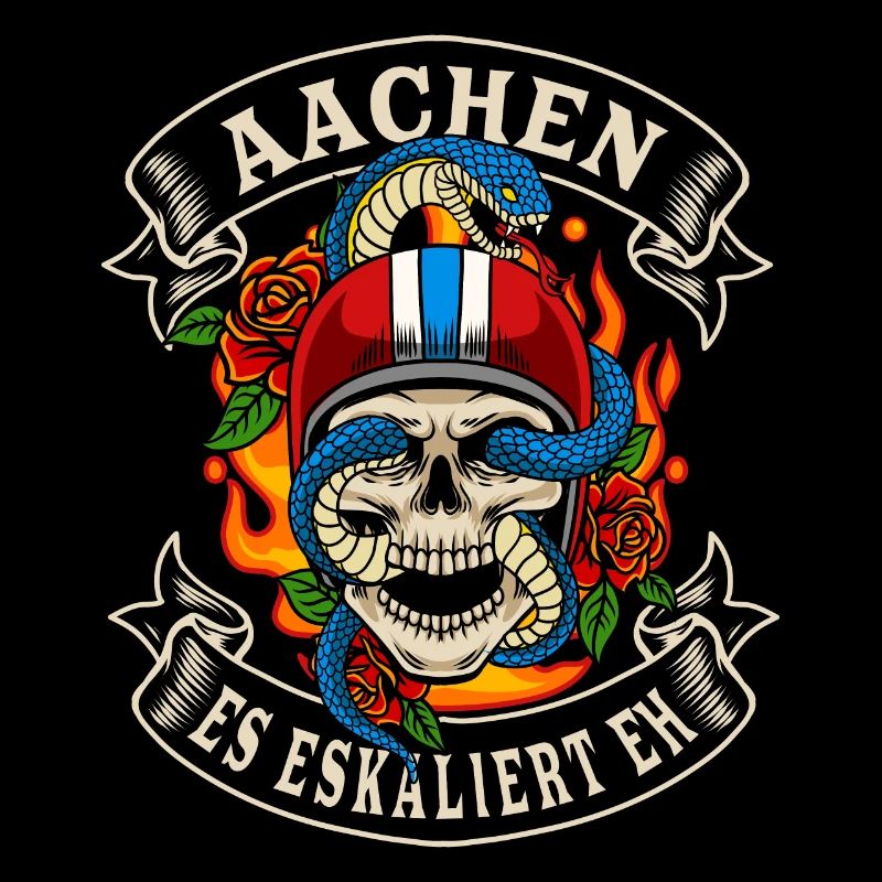 Aachen Biker Geschenk es eskaliert eh Aachen