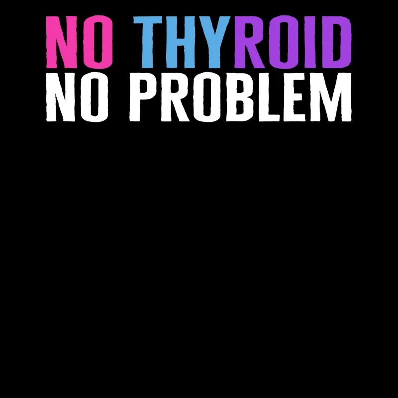 Chemise de sensibilisation au cancer de la thyroïde, pas de thyroïde non