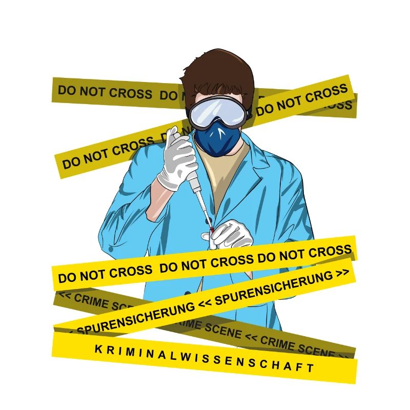 Sécurisation des traces - Kripo Polizei Kriminaltechnik