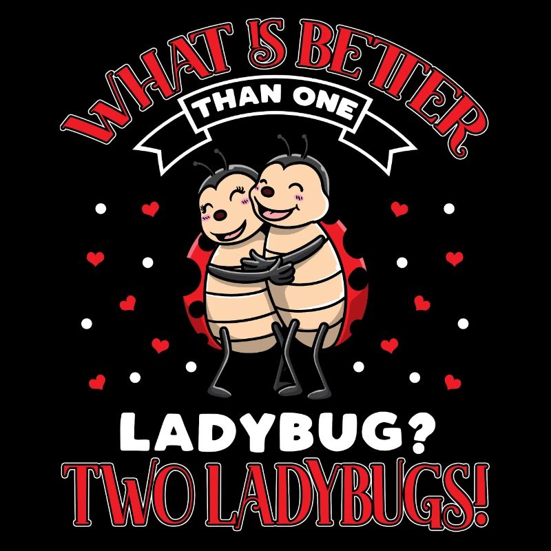 Two ladybug lovers ladybugs