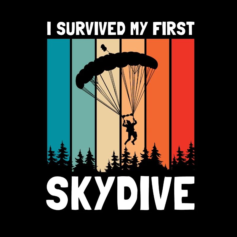 I Survived My First SKYDIVE Cool Retro Skydiving