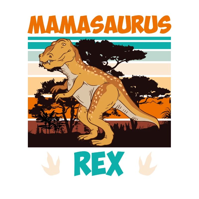 Dinosaurier Kinder Mamasaurus Rex Mutter Mama
