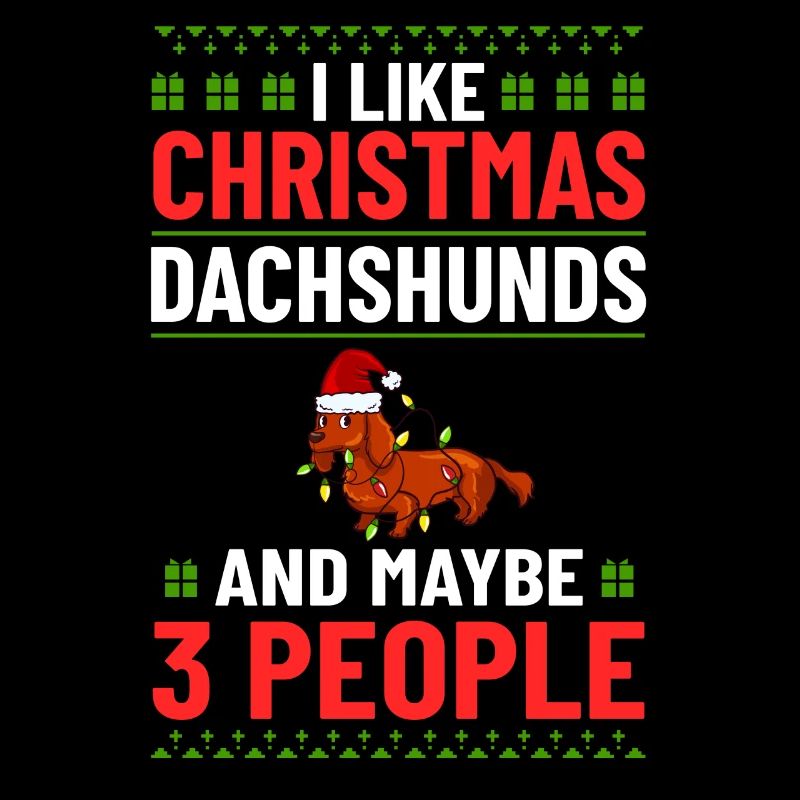 Doxie Teckel Teckel Chien Noël