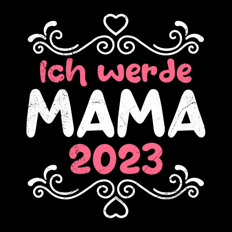 Mama 2023 Ich werde Mutter Mädchen Mama