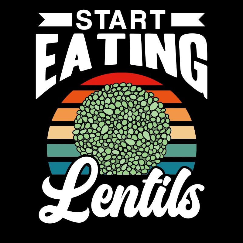 Fang an Linsen zu essen Linsensuppe Linse