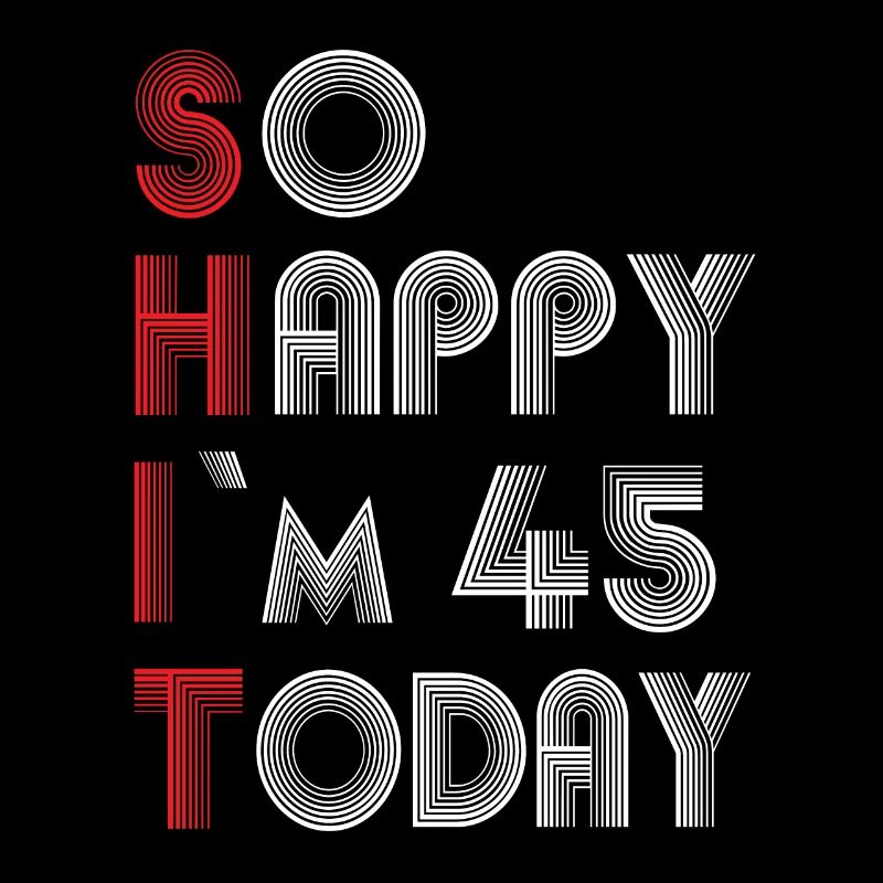 45 Geburtstag