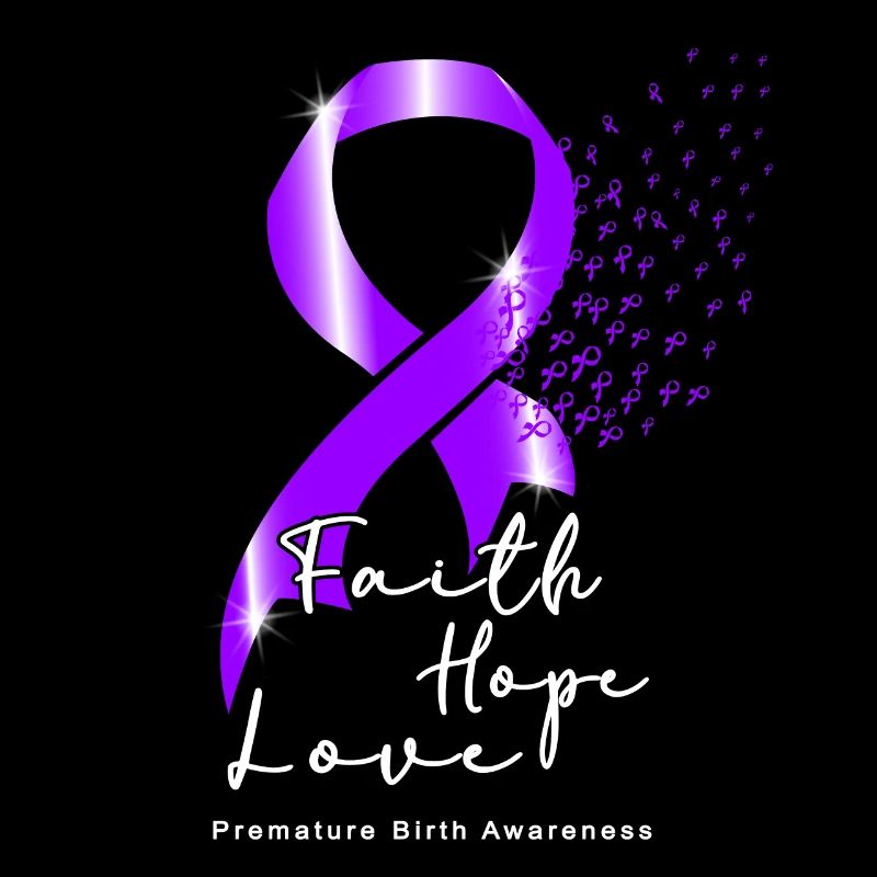 Arc violet conscient de la naissance prématurée