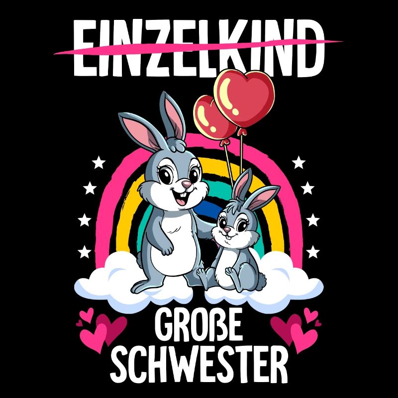 Ich werde Große Schwester Hasen