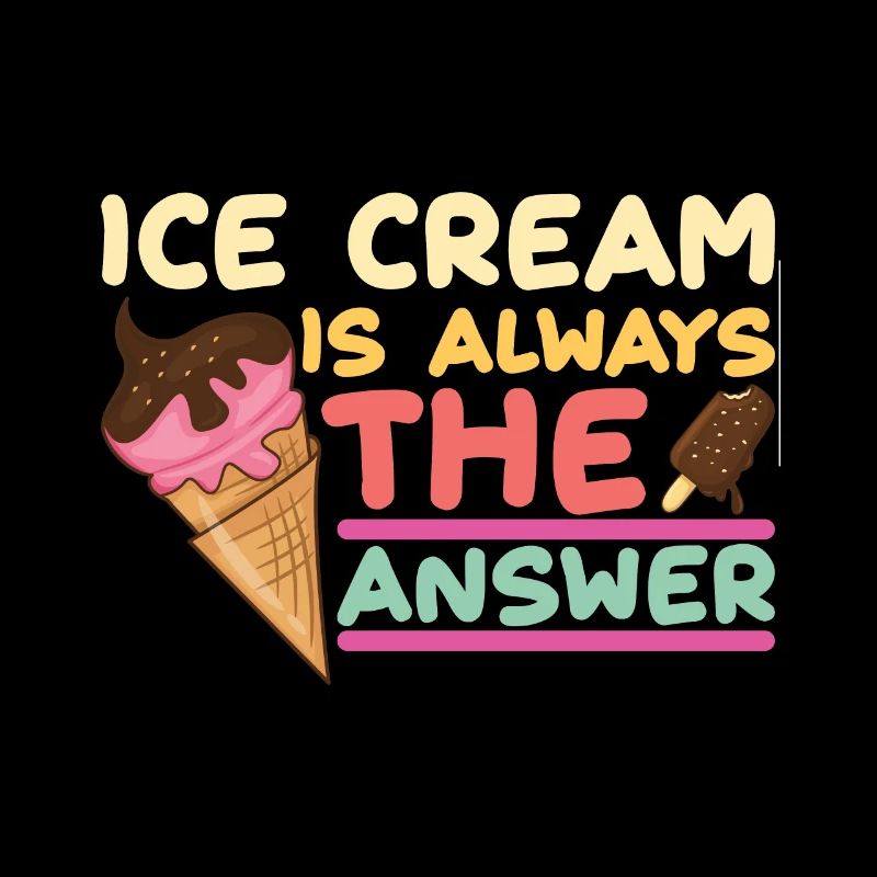 Ice cream logo Summer Soft Ice Cream Gift Idea