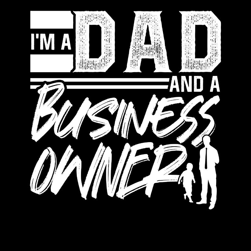 Ich Bin Ein Vater Und Ein Geschäftsinhaber CEO