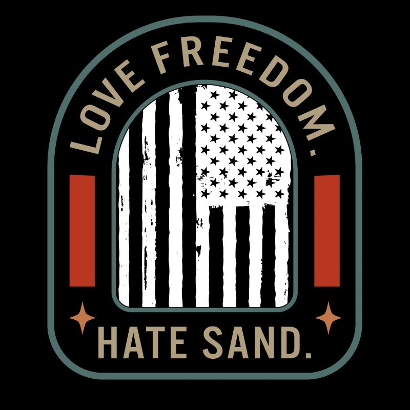 Deployed Care Package Shirt, Love Freedom Hate