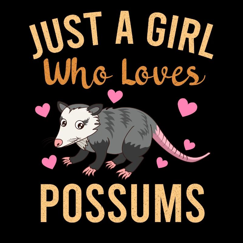 Mädchen Das Opossums Liebt Possum Zoo Beuteltiere