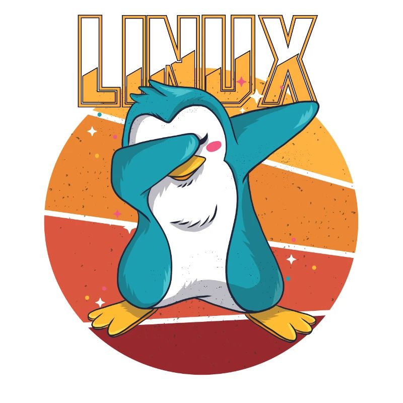 Geek Linux Root Party Penguin Nerd Programmeur Comp