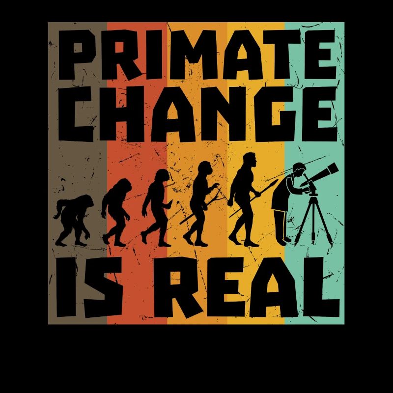 Primate Change Is Real Evolution Joke