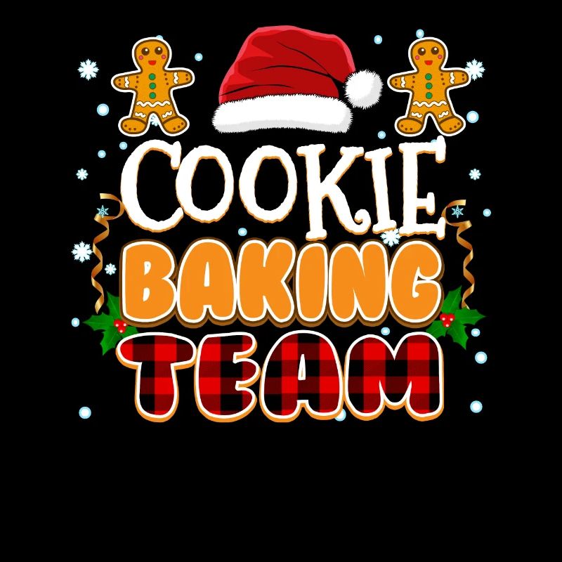 Équipe de cuisson de biscuits Mignon Noël Appariement familial