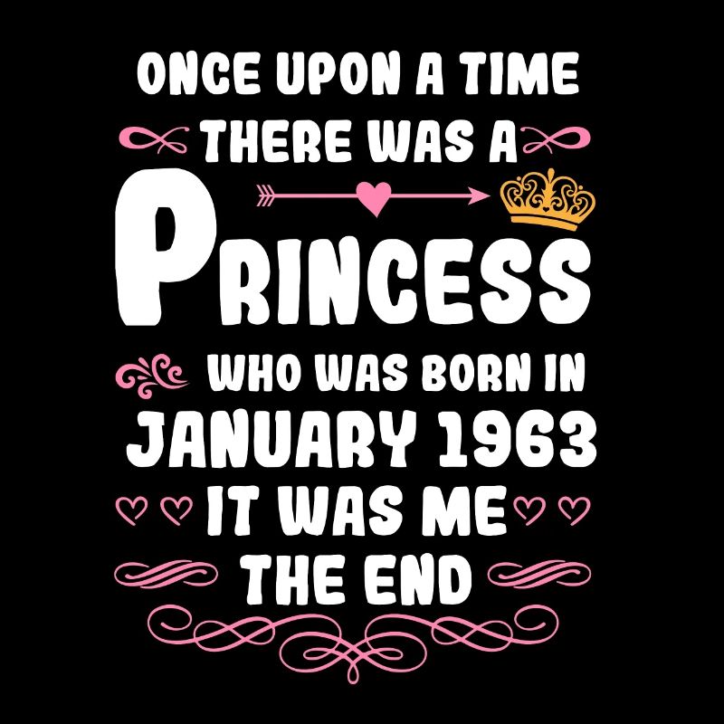 Es war einmal eine Prinzessin. Januar 1963 Geburts