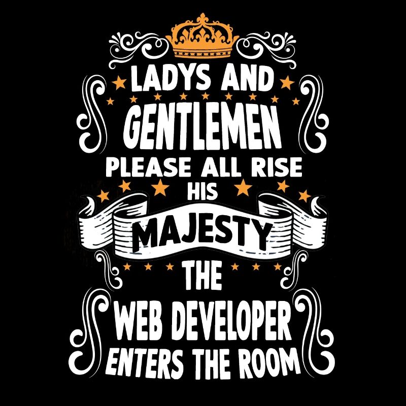 web developer T witziges Spruch Motiv Webdeveloper