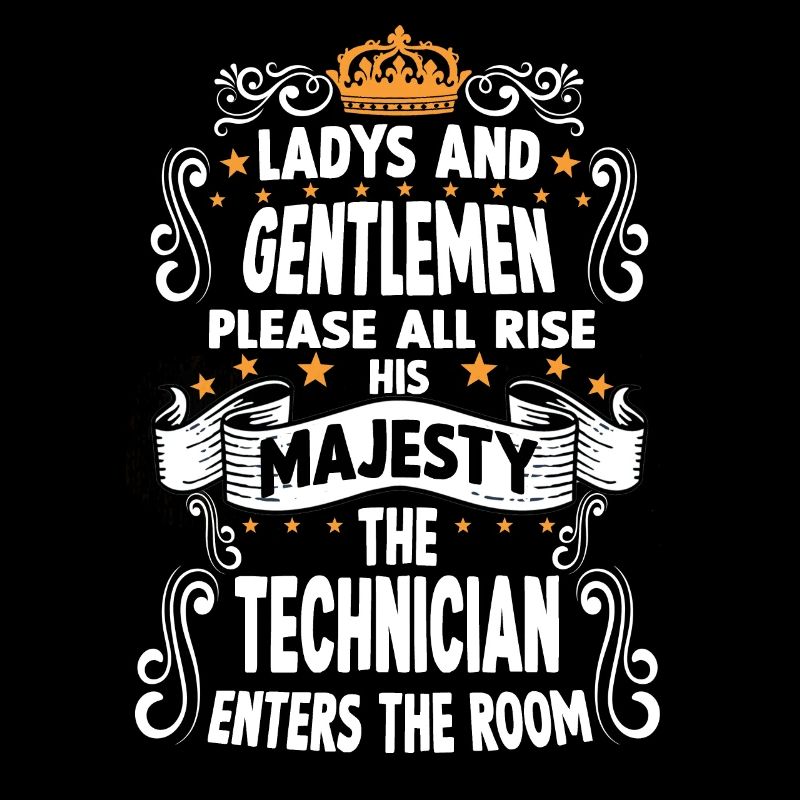 Techniker T witziges Spruch Motiv Techniker