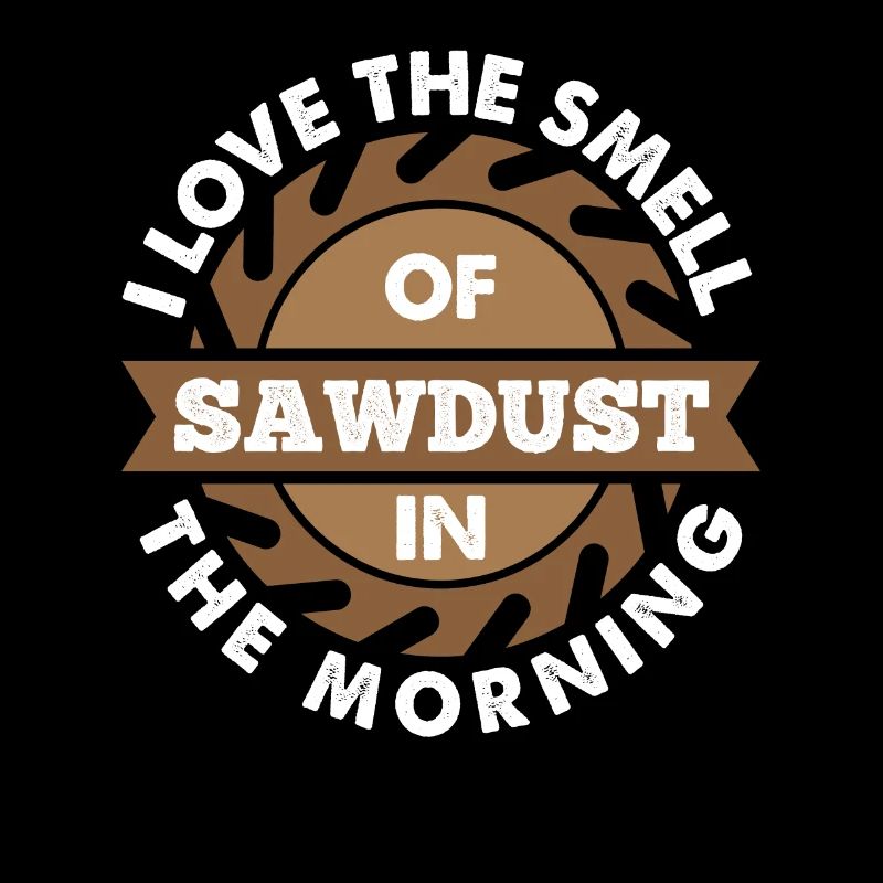 Profession de menuisier Sciure de bois le matin