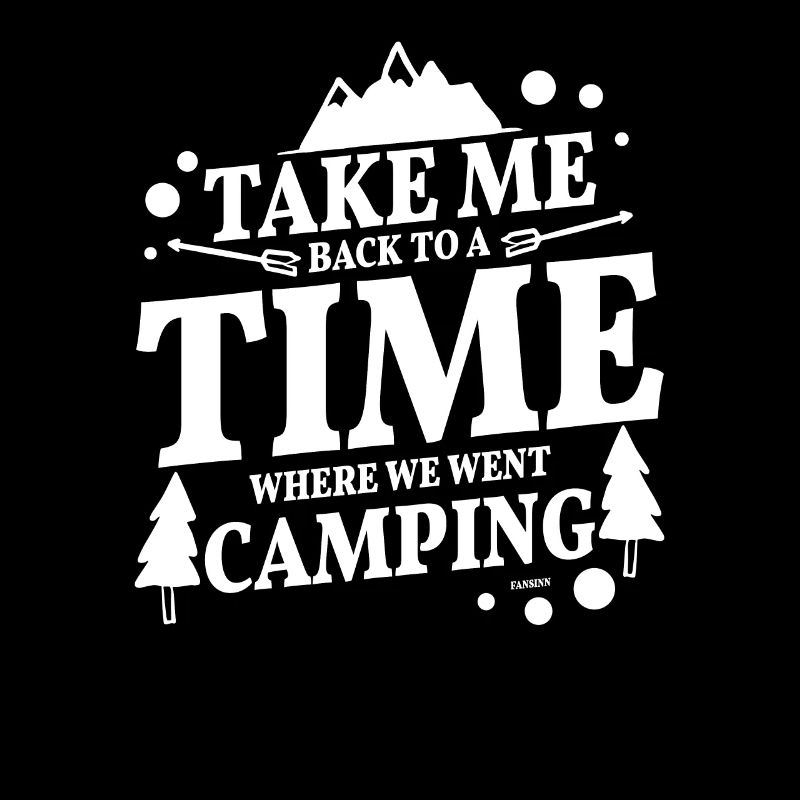 Slogan de camping cool