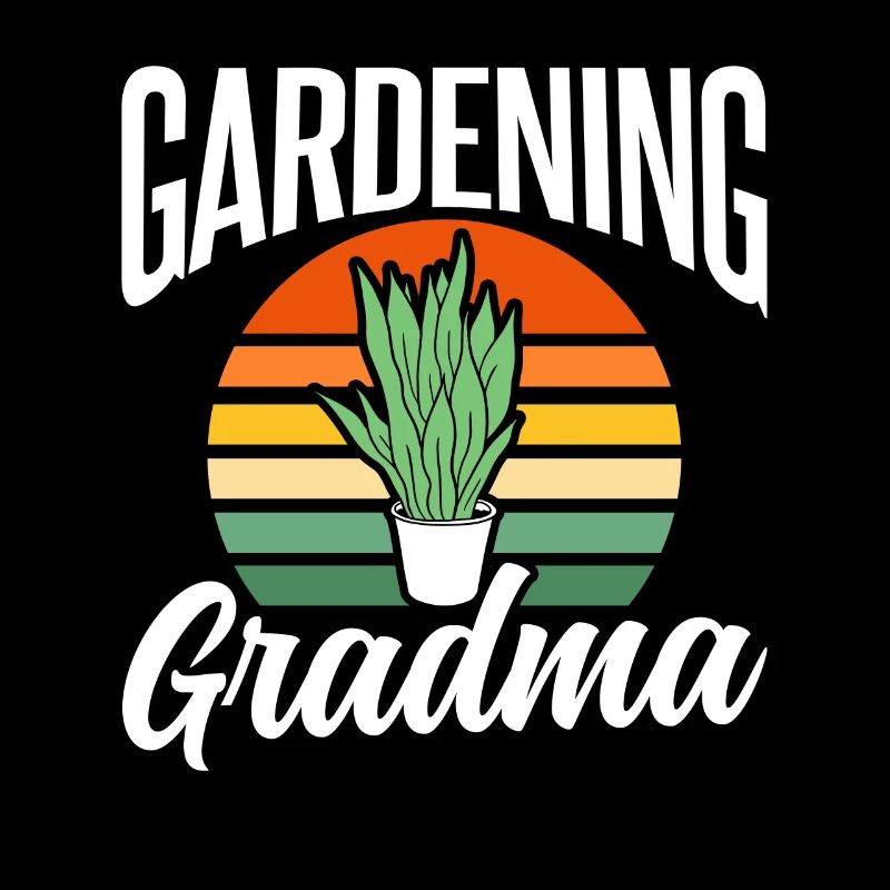 Gartenarbeit Oma Garten Großmutter Gärtnerin