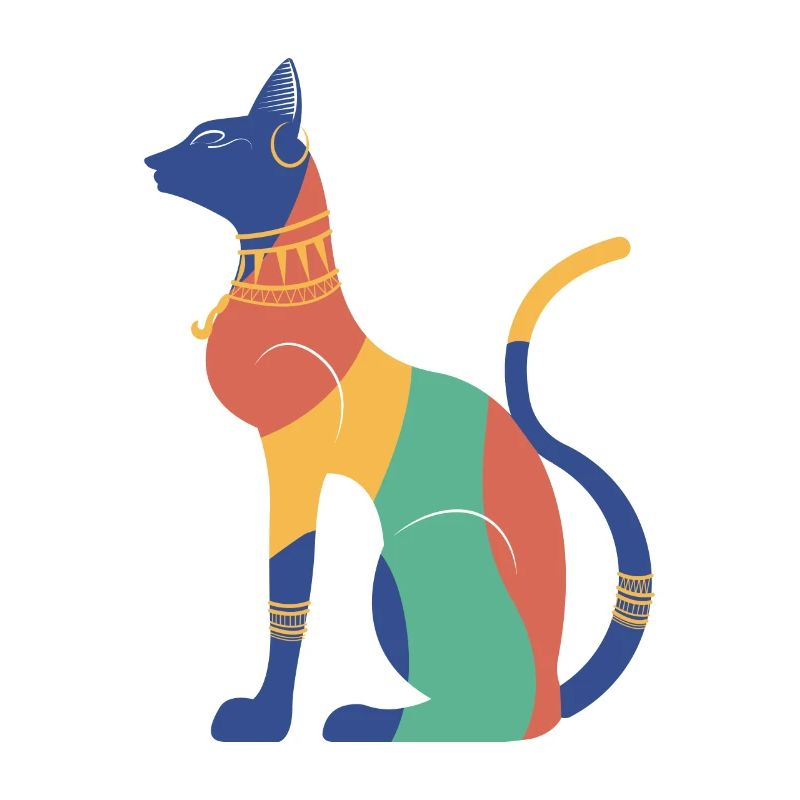 Bastet Chat égyptien Egypte Pyramide