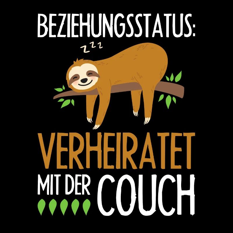 Faultier Sloth Langschläfer Spruch Nachthemd