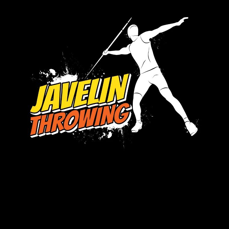 Speerwerfen Speerwerfer Speerwurf Speer