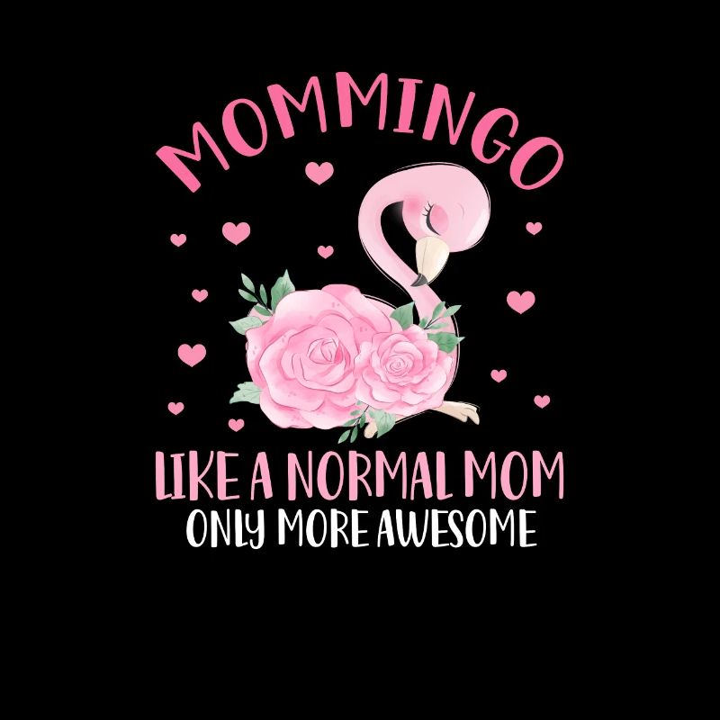 Flamingo Mutter Pink Vogel Muttertag Geschenk