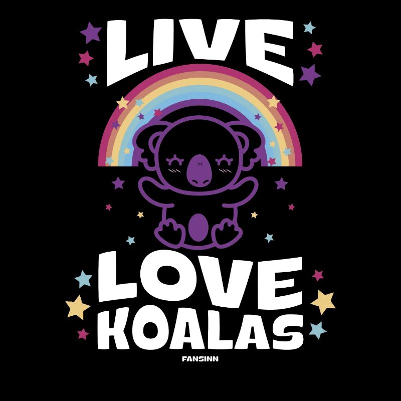 Baby Geschenkidee mit Regenbogen und Koala