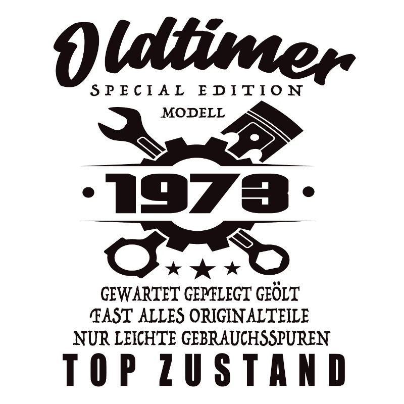 Oldtimer Special Edition Modell 1973 Geburtstag