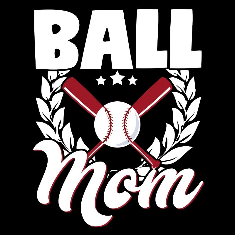 Ball Mom Baseball Softball Mutter Muttertag