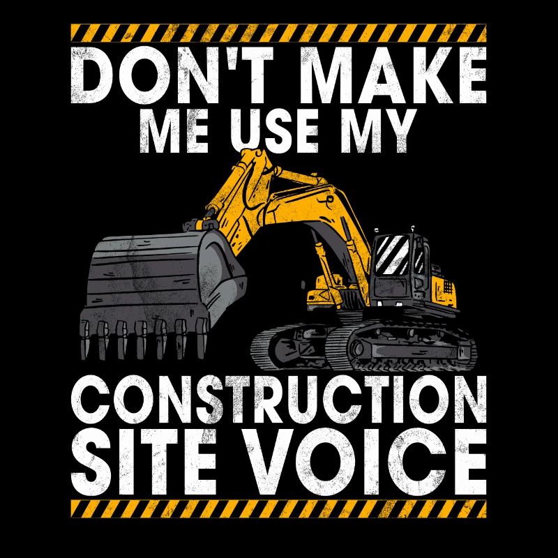 Funny construction workers & construction site excavator drivers