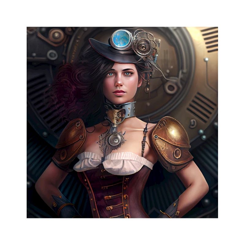 Steampunk Sci-Fi character