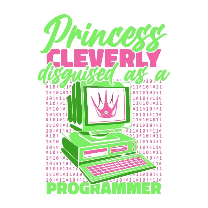 Développeur Coder Programmeur Princess