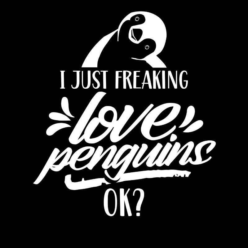 Ich Liebe Pinguine Einfach Ok Tier Pinguin Süß