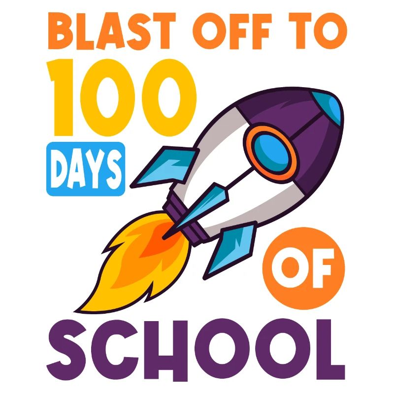 100 jours d’école Astronaute de fusée spatiale