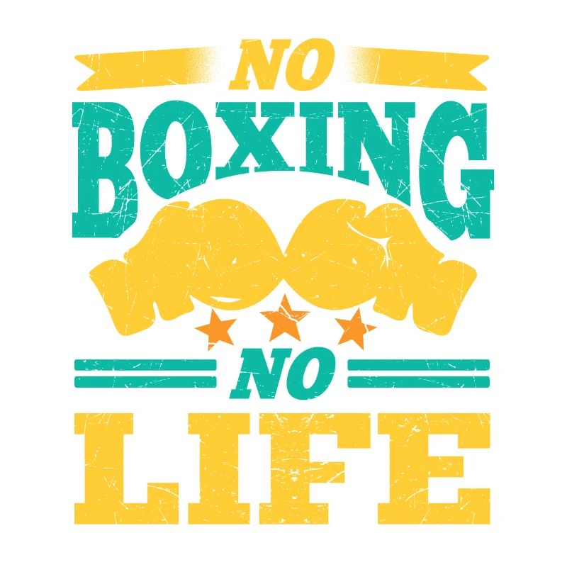 Pas de boxe Pas de vie Funny Boxer Idée cadeau