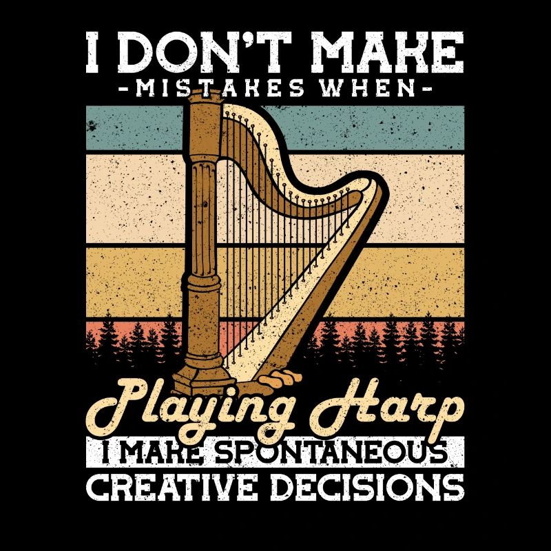 I don't make Mistakes when playing harp
