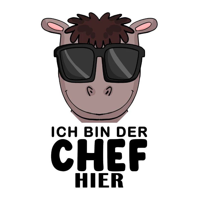 Cool Pferd Chef Spruch