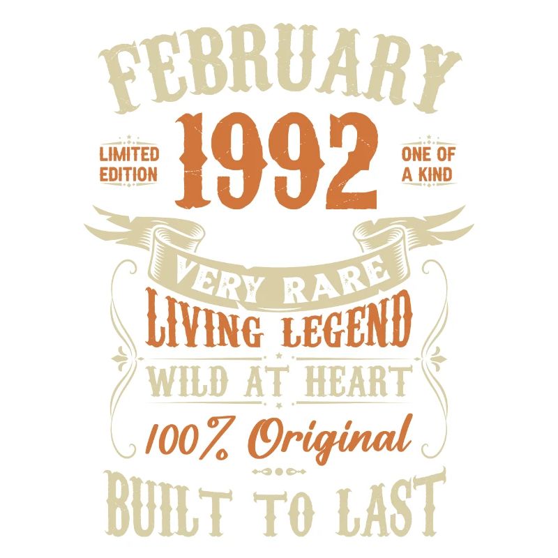Februar 1992 Geburtstagsgeschenk
