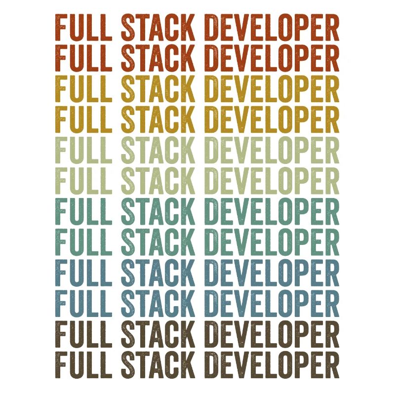 Full Stack Entwickler Coding Programmierer Full St