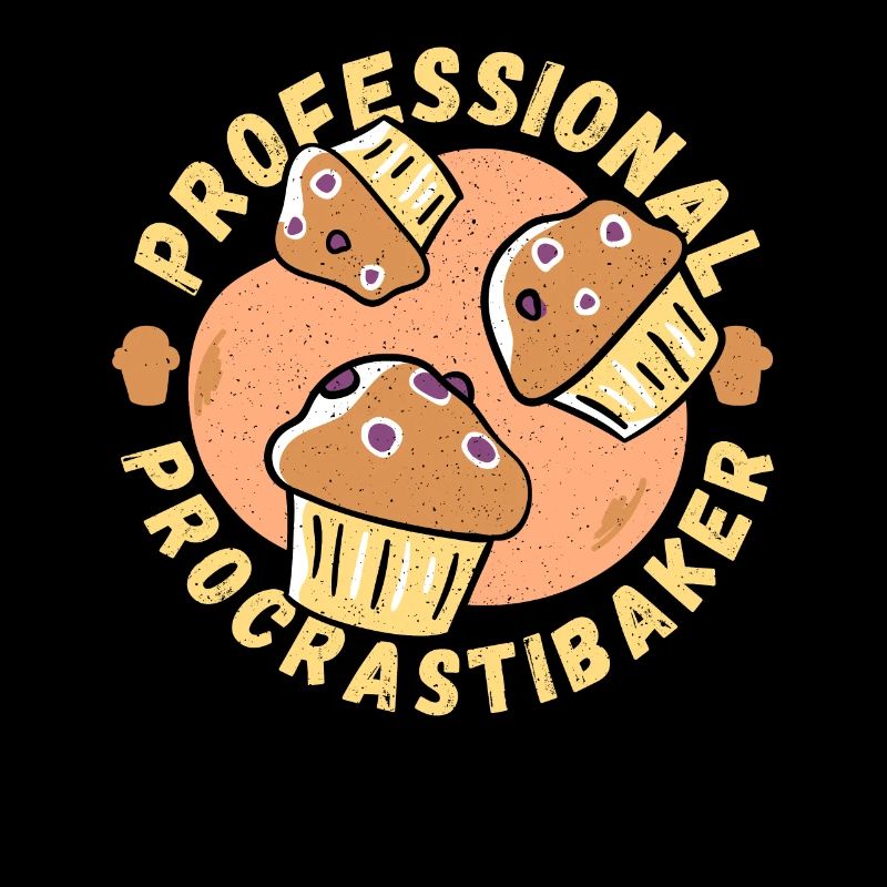 Professional Procrastibaker Baker Baking Bakery