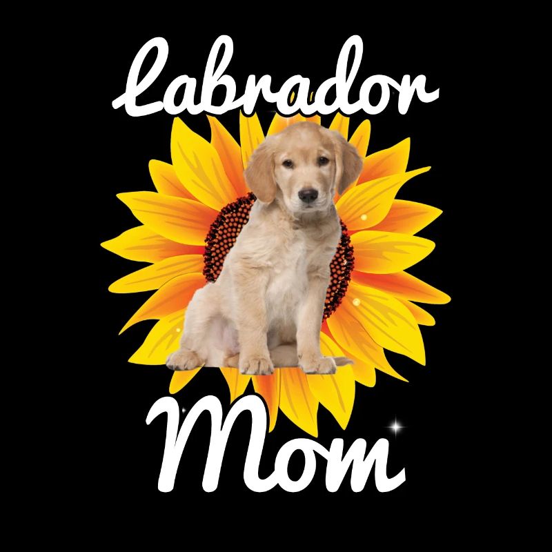 Mutter Sunflower Labrador Retriever Hund