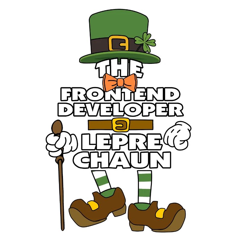 The Frontend Developer Leprechaun St Patrick's Day