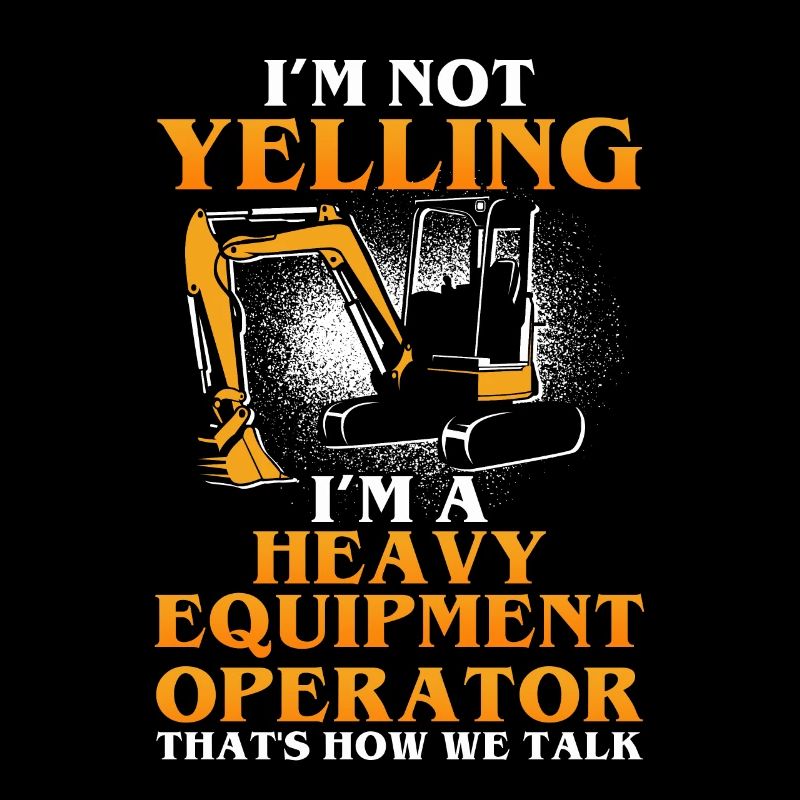 Construction machinery operator Excavator driver Excavator driver Construction workers