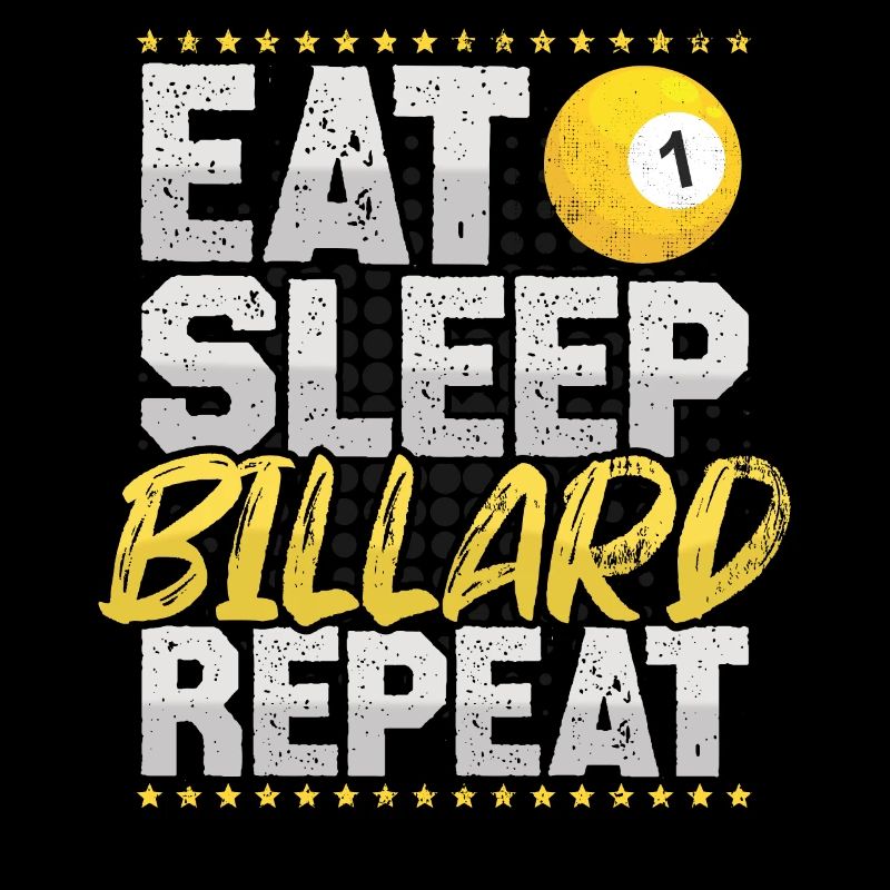 Billard Manger Dormir Répéter Boule de billard Billard